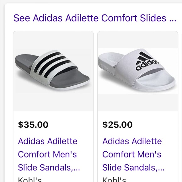Adidas Adilette Women’s Shower Slides in White - 7 - Picture 7 of 7